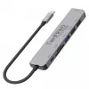 USB-C Hub Unitek 7in1 Aluminium PD 100W 5 Gbps — Multiport-Adapter mit Power Delivery