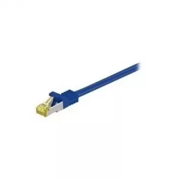 Wentronic GoobayCat.7 Rohkabel Patchkabel, S/FTP (PiMF), Blau, 25 m - LSZH halogenfrei, Kupfer, RJ45-Stecker (91664)