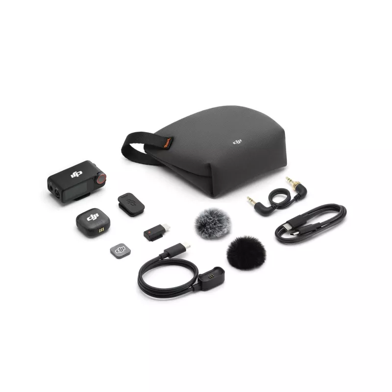 Mikrofonsystem DJI Camera Acc Mic 3 (1× Sender + 1× Empfänger)