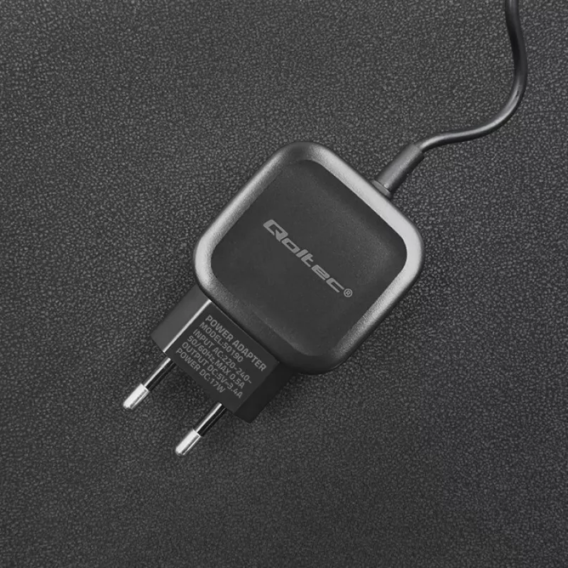 Qoltec 50190 Ladegerät für Mobilgeräte, Handy, Tablet, Telefon, Universal