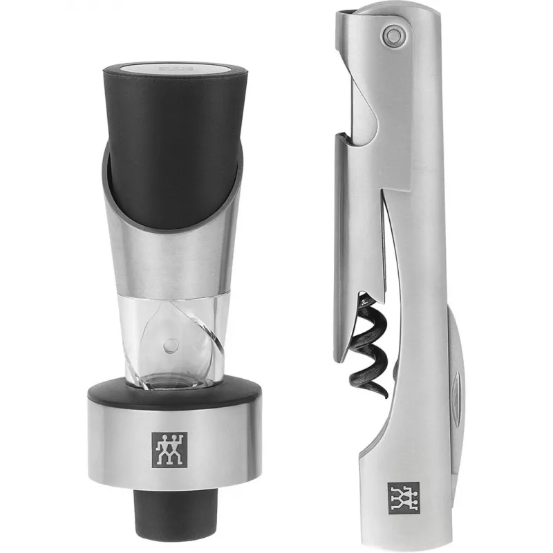 ZWILLING Sommelier Weinwerkzeug-Set — rechteckiges Etui 100×190×42 mm, 2 Stk.