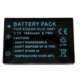 Wiederaufladbarer Akku Extra Digital KLIC-5001 3,7 V 1000 mAh für tragbare Geräte