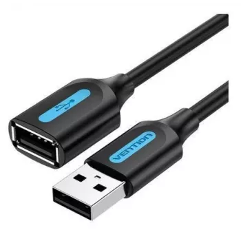 USB-2.0-Verlängerungskabel (Stecker auf Buchse) Vention CBIBD 0,5 m, schwarz