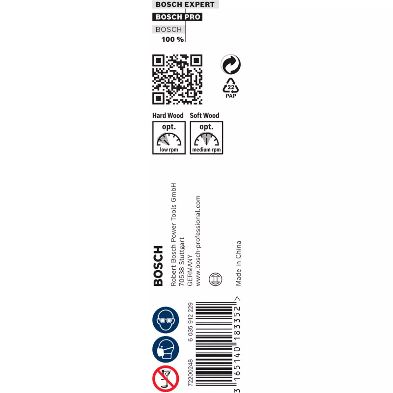 Bosch PRO Holzbohrer (Schlangenbohrer) Bosch 1,2 cm Durchmesser 1 Stück