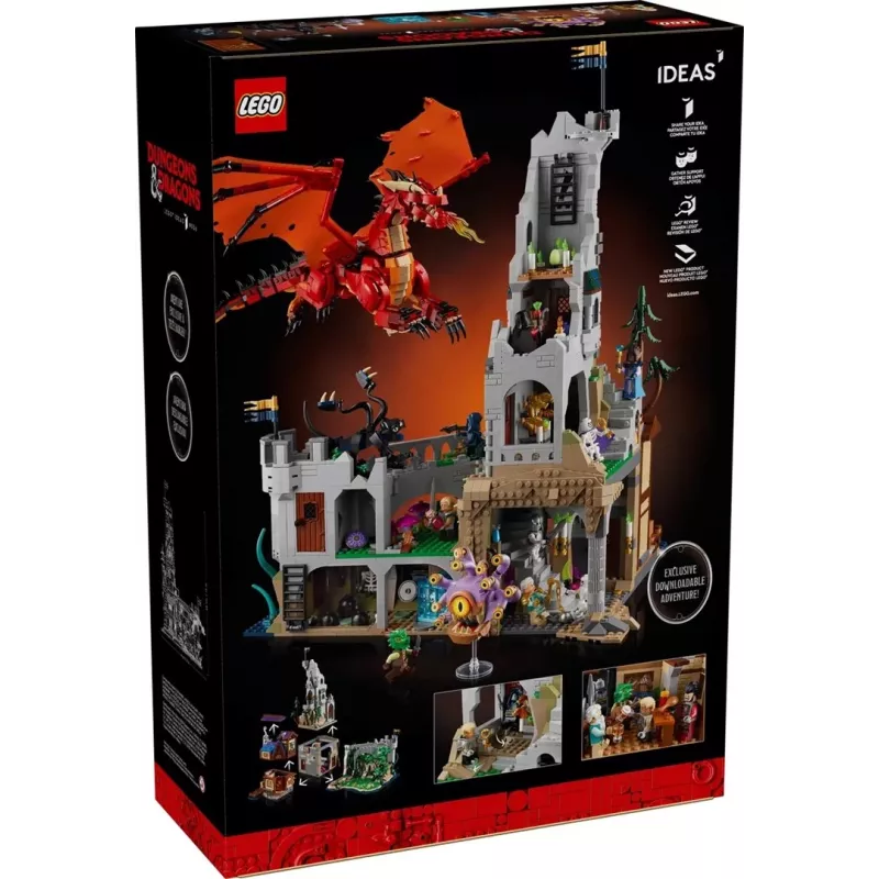 LEGO IDEAS 21348 Dungeons & Dragons: Red Dragon’s Tale
