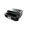 Cecotec Sandwichmaker | Rock’nToast 4in1 | 1000 W | Anzahl der Platten 4 | Schwarz