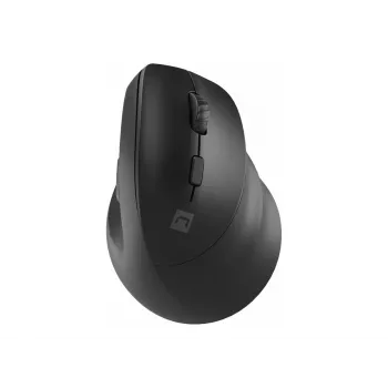 Kabellose optische Maus NATEC CRAKE 2 — Bluetooth 5.2, 2400 DPI, 6 Tasten, rechtshändig, schwarz