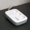 Steckdosenleiste Tellur TLL331521 Smarte WiFi-Steckdosenleiste mit 3 Steckdosen, PD 30W, QC 18W
