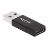 DeLOCK 60001 Adapter USB A USB C Schwarz