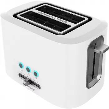 Toaster Toast&Taste 9000 Double Weiß (Weiß, 980 Watt, für 2 Scheiben Toast)