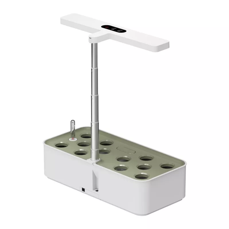 GreenBlue Intelligentes Indoor-Pflanzenanzuchtsystem, SMART-Topf, 4L Fassungsvermögen, für 12 Pflanzen, Vollspektrum-LEDs, GB133