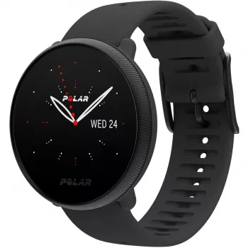 Polar Ignite 2 - Schwarz & Perlmutt - Sportuhr mit Armband - Silikon - schwarz - Bandgröße: S/L - Bluetooth - 35 g (90085182)