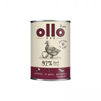 OLLO Pure Duck with apple - Nassfutter für Hunde - 400g