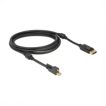 DisplayPort-Kabel DeLOCK 83722 Mini DisplayPort 2 m Schwarz