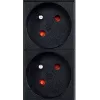 Stromverteilereinheit GEMBIRD EG-PDU-9F2F — 9 französische (Typ E) Steckdosen, 1HE-Rack, 16A, 2 m Kabel
