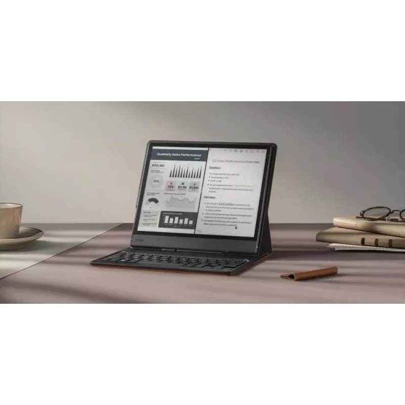 Onyx Boox Note Air 5 C Magnetische Hülle mit Tastatur, Braun, OCV0520R