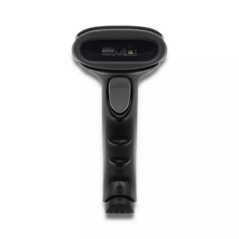 Hand-Barcodeleser QOLTEC 50868 — 1D/2D-Laserscanner, USB kabelgebunden & kabellos, Arbeitsabstand 600 mm, schwarz