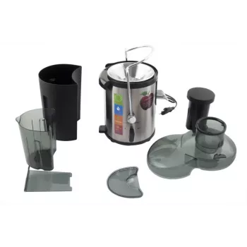 Entsafter ESPERANZA EKJ002 — 500 W, 0,45 L Saftbehälter, 1,5 L Tresterbehälter, Edelstahl/Schwarz