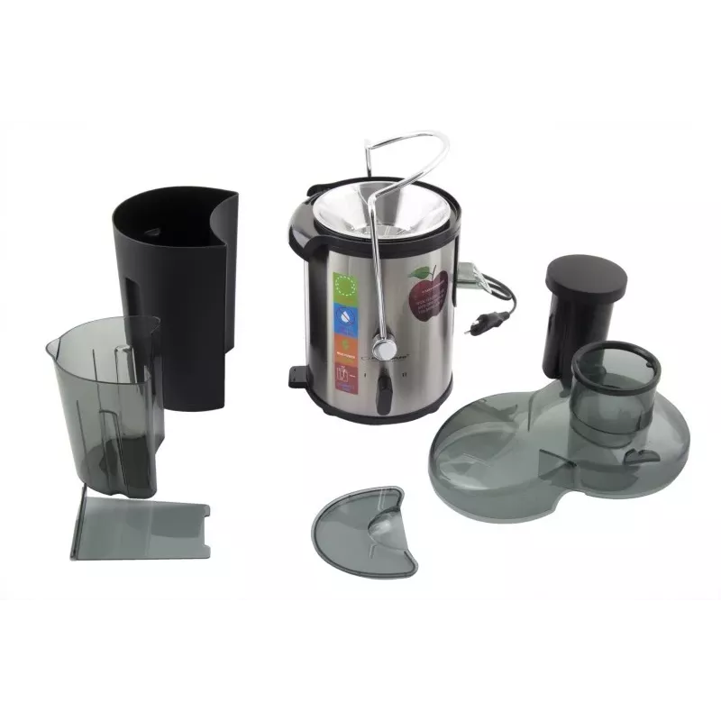 Entsafter ESPERANZA EKJ002 — 500 W, 0,45 L Saftbehälter, 1,5 L Tresterbehälter, Edelstahl/Schwarz
