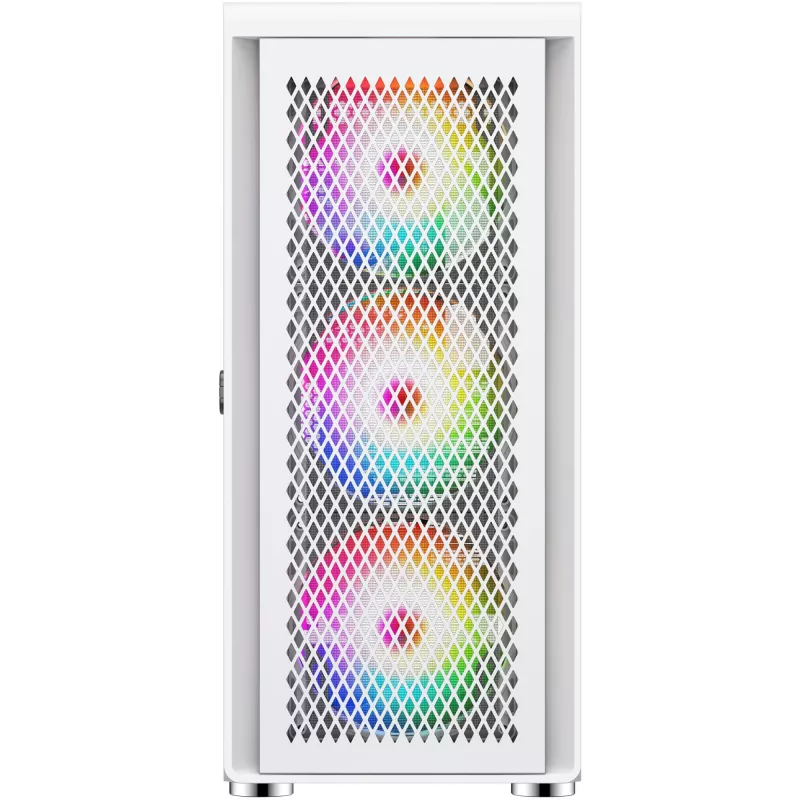 PC-Gehäuse Silentware Air 100 White — Mid-Tower ATX-kompatibel, weiße Oberfläche