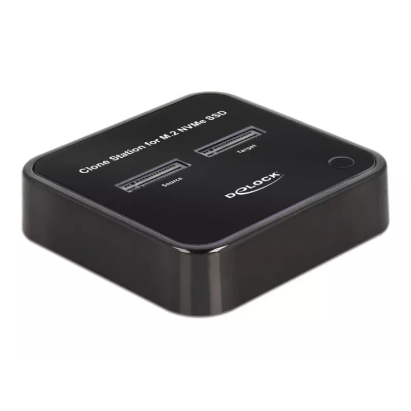 DeLOCK M.2 Dockingstation für 2 x M.2 NVMe PCIe SSD mit Klonfunktion
