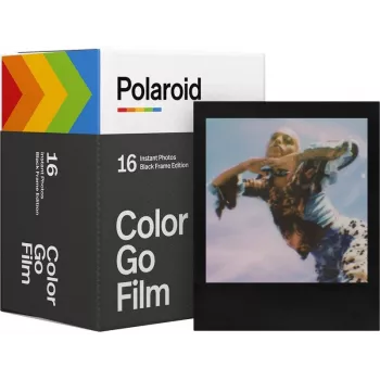 Polaroid | Fotoplatten für Sofortbildkameras Go Color Schwarz Rahmen 2er-Pack, 16 Stk.