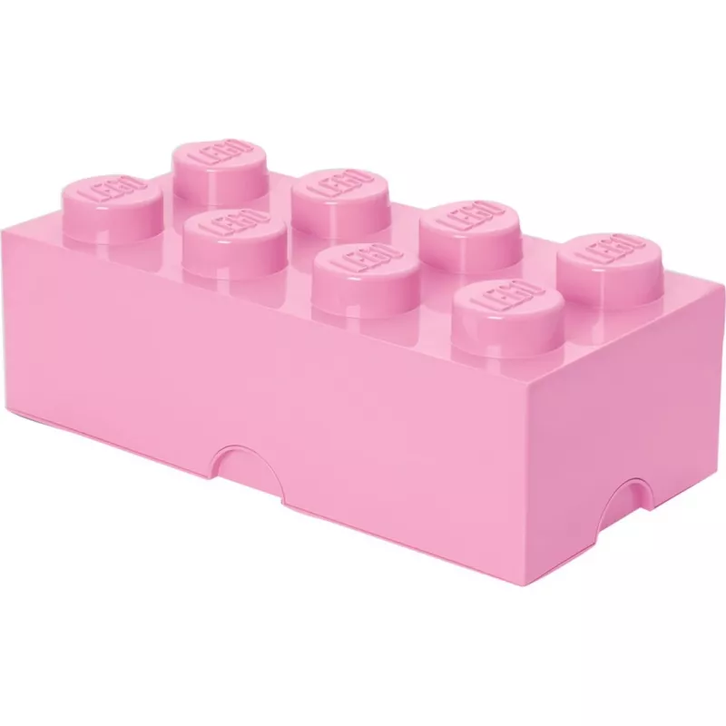 LEGO Aufbewahrungsstein 8 pink, Aufbewahrungsbox pink