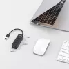 UNITEK uHUB Q4 USB 3.2 Gen 1 (3.1 Gen 1) Type-A 5000 Mbit/s Schwarz