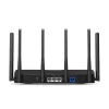 Tischrouter MERCUSYS MR47BE — Tri‑Band Wi‑Fi 7 (2,4/5/6 GHz), 9300 Mbit/s, 3× RJ‑45, 2,5GbE, 6 externe Antennen