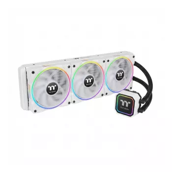120mm Thermaltake TS140 EX RGB White 3er-Pack Gehäuselüfter, PWM, weiße Rotorblätter und Rahmen