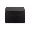 Wandmontiertes 19-Zoll-Rack-Gehäuse DIGITUS Dynamic-N DN-37103 — 7U, 600x600 mm, IP20, unmontiert, schwarz