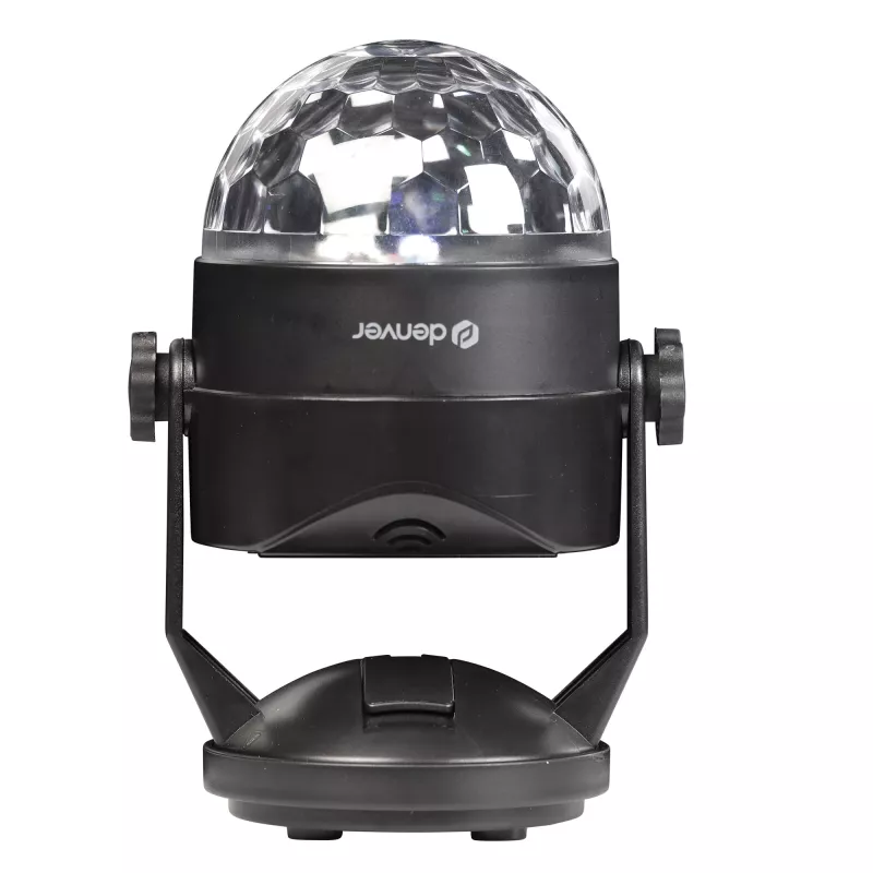 LED-Discokugel DENVER LDB-319 – kompaktes LED-Partylight, Modell 117220200040