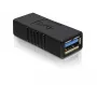 DELOCK USB 3.0-A Adapter USB-A auf USB-A schwarz, USB 3.0 Datenübertragung