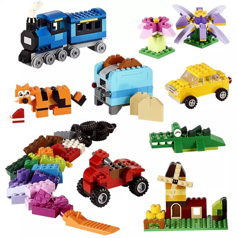 LEGO 10696 Classic Medium Creative Brick Box – Einfache Aufbewahrung, bunte Bausteine, Bauset für Kinder, Jungen und Mädchen ab 4 Jahren