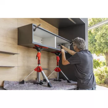 Decken- und Montagestütze Bessey STE90 verstellbar 575–910 mm mit Pumphebel