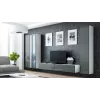 Cama Vitrine VIGO '180' 180/40/30 weiß/grau glänzend