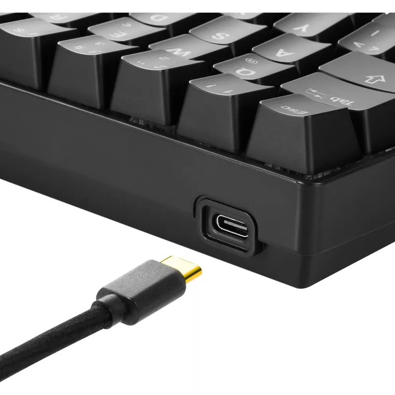 SKILLER SGK50 S4, Gaming-Tastatur schwarz, DE-Layout, Kailh Red