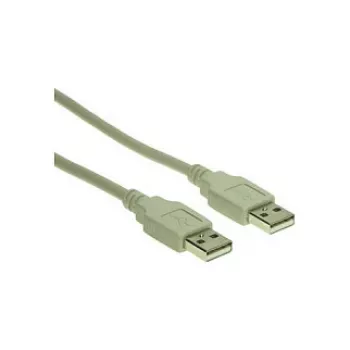 GoodConnections Verbindungskabel USB 2.0 Stecker A auf Stecker A, Grau, 1m,