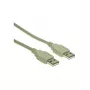 GoodConnections Verbindungskabel USB 2.0 Stecker A auf Stecker A, Grau, 1m,