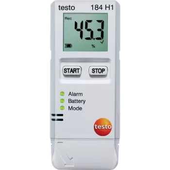TESTO 184 H1 Temperatur-Datenlogger, Datenschreiber, 64000 Messwerte, - 20 ... + 70 °C, 0,1 °C (0572 1845)