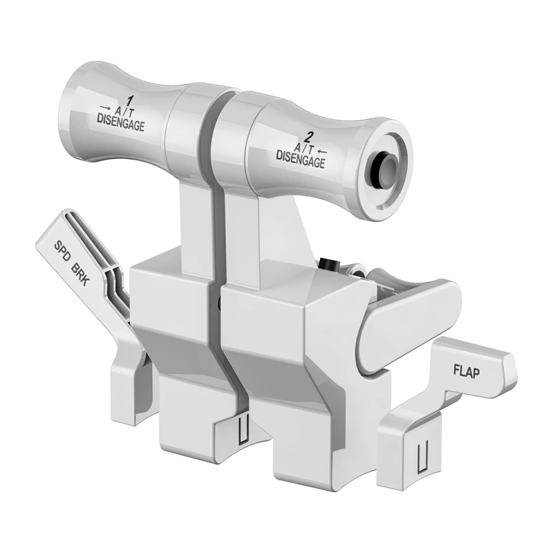 Flight-Stick-Schubregler-Modul MOZA TQB — weiß, 270 g, kompakter Schubregler