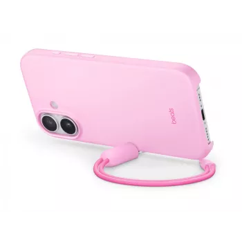 Kickstand-Hülle für iPhone 17 Apple Beats mit MagSafe und Kamerasteuerung, Pebble Pink, PC & Mikrofaser
