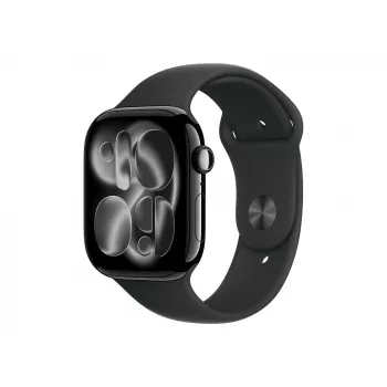 Apple Watch Series 11 | Smartwatch | GPS (Satellit) | LTPO OLED Always-On Retina | Wasserdicht | Jet Black
