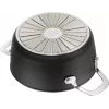 BALLARINI Alba Topf mit Deckel Titanium 2,7 L ALBG2LD.20D