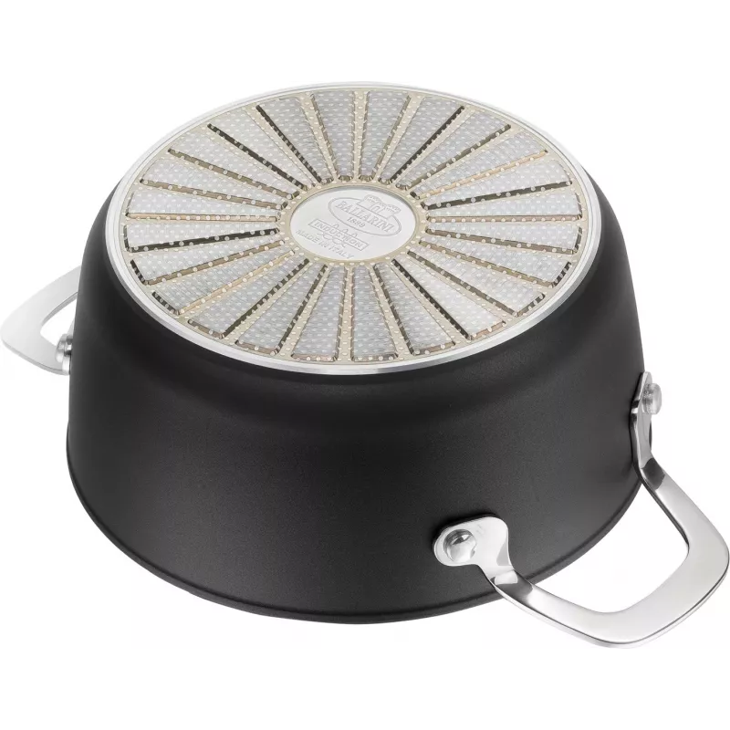 BALLARINI Alba Topf mit Deckel Titanium 2,7 L ALBG2LD.20D