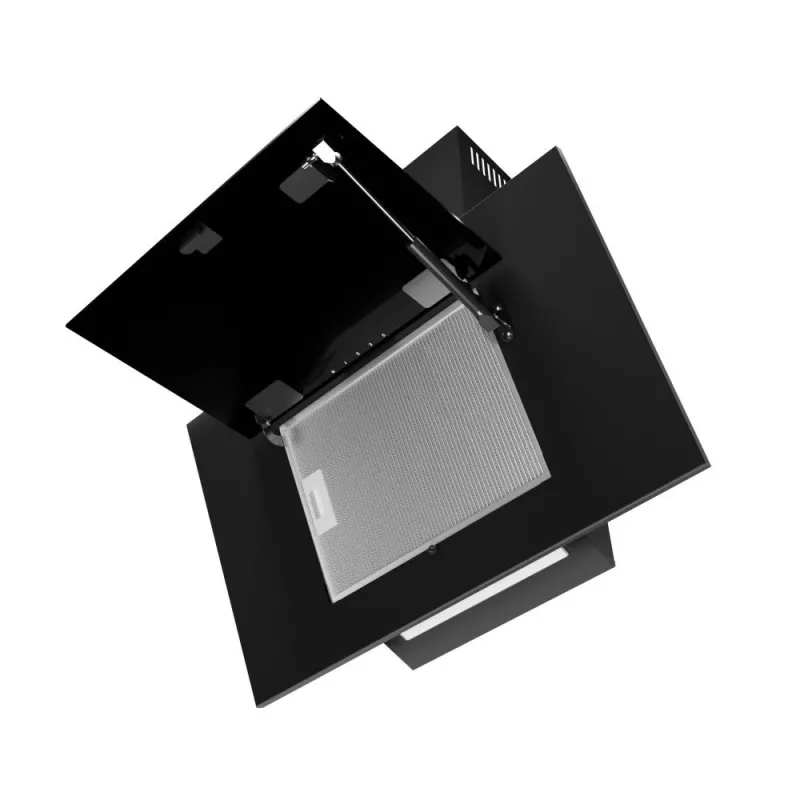 Kamin-Dunstabzugshaube AKPO WK-4 NERO 2.0 50, 500 mm, max. 300 m³/h, LED, T300 Kohlefilter