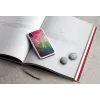 Handyhülle iKins für iPhone XR – Wasserblumen-Design, weiß