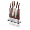 Guard-Messerblock GEFU 13958 von NPC Polska – Edelstahl und Walnuss, 90×250×256 mm