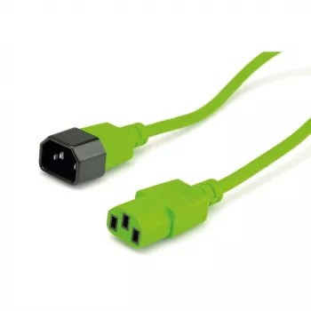 ROLINE 19.08.1534 Netzkabel Grün 3 m IEC 320 (19.08.1534)