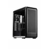 PC Midi Tower Cooler Master MasterFrame 500 Mesh — Schwarz mit transparenter Seite, unterstützt ATX/EATX, 2x200 mm vorne, 1x120 mm hinten